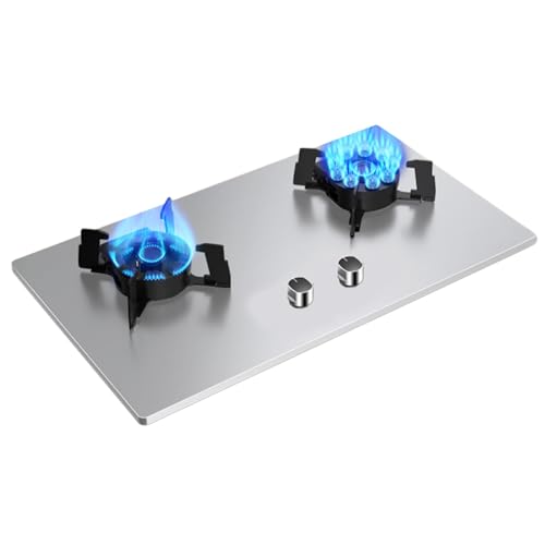 Estufa a gas portátil de 2 puestos 43 x 75 cm de piso