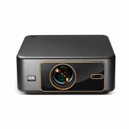 Image of Reysol 4K HDR Upscaling Projector|40000 Lumens High Brightness|Dual WiFi & Miracast|Auto Focus & Auto Keystone /Bluetooth, ARC, Dual HDMI,Dual USB Port /Speaker /Remote Controller Portable Projector