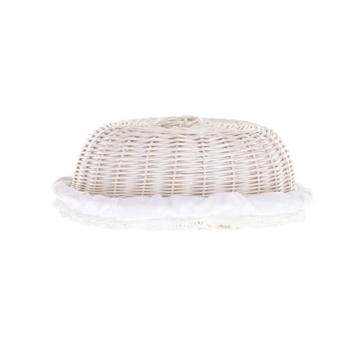 Panier en osier blanc e-wicker24 résolvant le manque de fraîcheur du pain de table