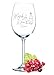 GRAVURZEILE Leonardo Weinglas - Musik und Wein Design - personalisiert mit Wunschnamen - max. F&uuml;llmenge 460 ml - Geschenk f&uuml;r Freunde, Familie & Partner - Themenglas f&uuml;r echte Weingenie&szlig;er