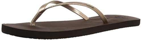 Reef Women's Sandals Bliss Nights | Vegan Leather Fashion Flip Flops for Women