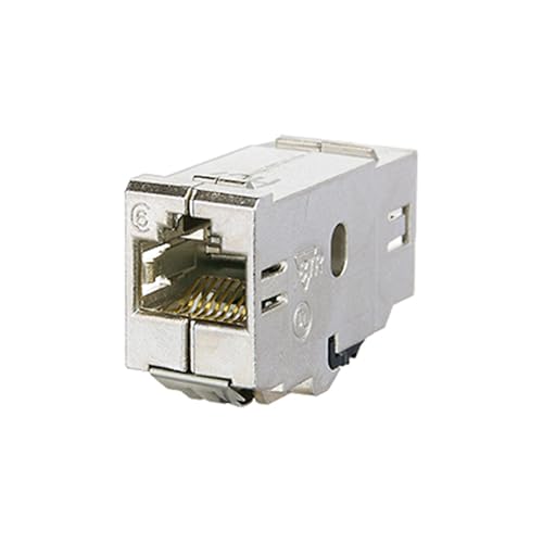 Metz E-DAT Coupleur de Module 8 (8) 180 ° Cat 6, RJ45, 1 Unité