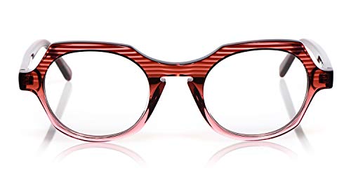 Image of eyebobs Heda Letus Unisex Premium Reading Glasses for Men and Women | Round Eye Glasses