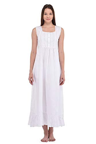 Chemise de nuit à encolure carrée pour vos moments de détente à la maison