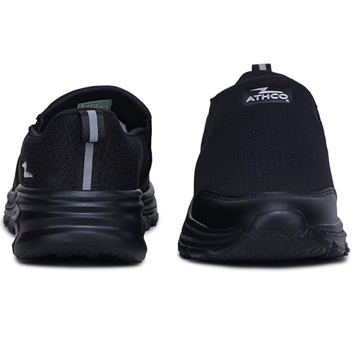 Image of ATHCO Mens Oxyflo Walking Shoes for Man, Lightweight Breathable Comfort Slip-On Casual Shoes for Man with Memory Foam Insole, Lightweight, Comfort Walking Shoe for Men for All-Day Comfort