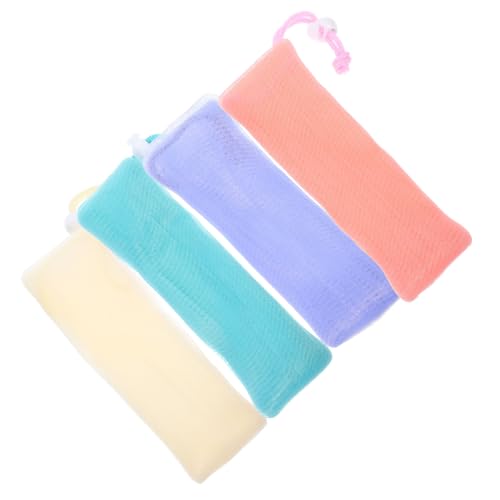 Healeved 4Piezas Bolsas de Jabón de Accesorios Malla para Rápida para Tipo de Jabón Fáciles de Usar Casa