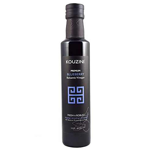 Kouzini Ultra Premium Blueberry Balsamic Vinegar, Aged Balsa