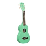 Soprano Uke w/Kauri Top and Composite Back & Sides 13.625" Scale Length; Mahogany Neck w/Rosewood Fingerboard Shark-Shaped Bridge; Plastic Nut & Saddle Aquila Super Nylgut Strings Nylon Carry Bag Included