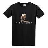 Photo Gallery sectoil men s round neck t-shirt vikings button closure black 3xl Photo Gallery sectoil men s round neck t-shirt vikings button closure black 3xl