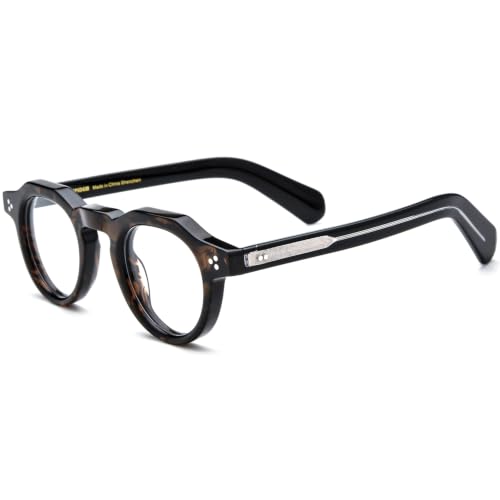 Image of HEPIDEM Acetate Glasses Frame Men Women Square Eyeglasses Optical Spectacles MZEPH