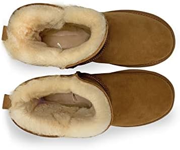 Warme und bequeme Helsinki Lammfellstiefel für Winteraktivitäten