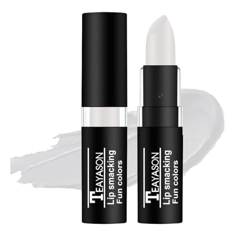 AKARY White Matte Lipstick Lip Gloss Waterproof Long Lasting Cover