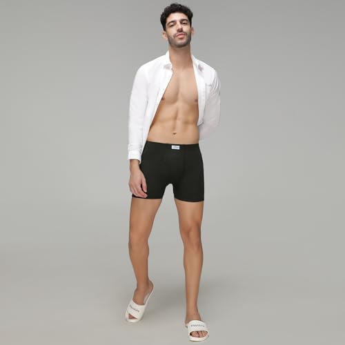 Image of Amul Comfy Men's Trunk Underwear | Soft Outer Elastic | Soft Waistband | Breathable Comfortable Innerwear | Pack of 10 | Color May Vary