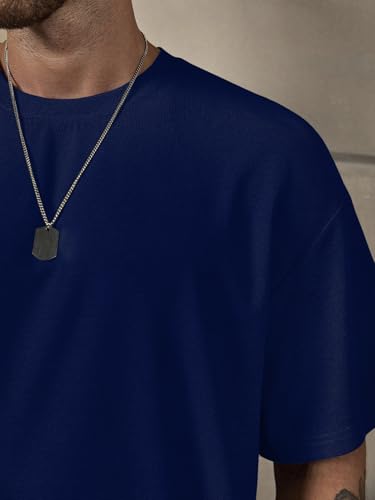 Image of Vogaan Men's T-Shirt and Shorts Set | Top & Shorts Night Suits Set | Night Wear for Men | Holiday Outfits for Men's