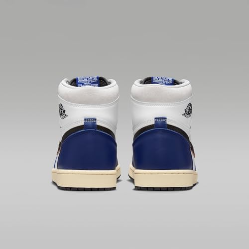 Nike Retro High OG Air Jordan 1 in White/Black, Neutral Grey, Deep Royal Blue