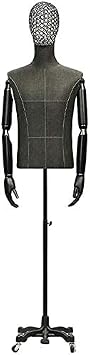 Male Sewing Tailors Dummy Dressmakers Dummies Full Suit Mannequin Rack Professional Tailors Dummy Arms Men'S Clothing Shop Window Display Rack