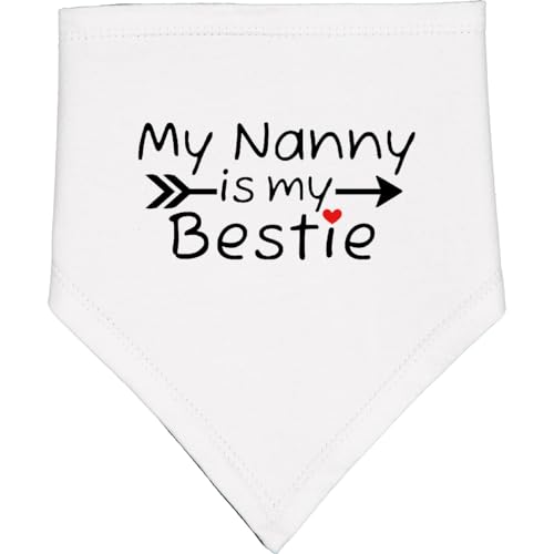 inktastic My Nanny Is My Bestie Baby Bandana Bib