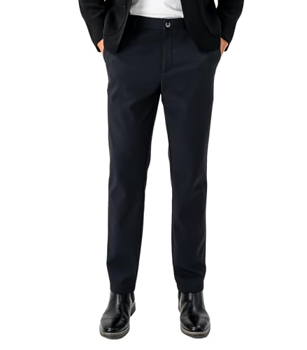 Mens Casual Dress Golf Pants Slacks Work Office Trousers Suit Slim Fit Skinny Outfit for Man