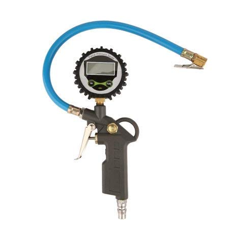 ElloZia Air Tire Inflator Gun Digital Display Tire Pressure Gauge with Hose Connect Plug (0-200PSI)