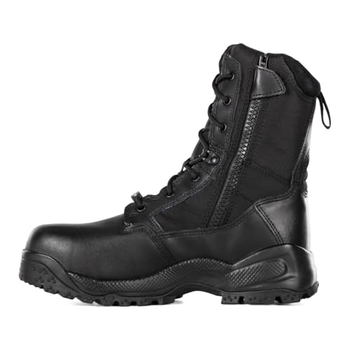 5.11 Tactical Men's A.T.A.C. 2.0 8-Inch Shield Boot, Full Grain Leather Toe, Style 12416, Black3