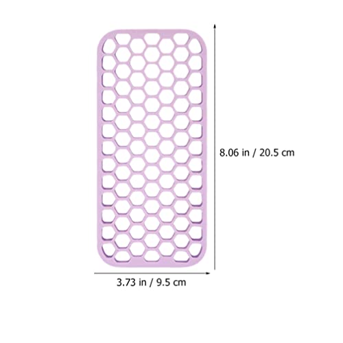 Lurrose 2pcs Heat Resistant Silicone Mat Pad for Hair Tools Non-Slip Flat Iron Holder for Countertop Durable Protective Mat for Curling Iron and Straightener miniatura 6