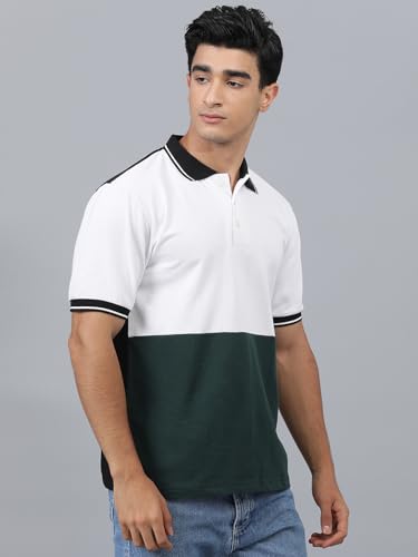 Image of KOTTY Men's Color Block Regular Fit T-Shirt