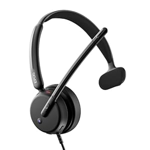 EPOS Impact 430T – Einseitiges Mono On-Ear Headset mit Mikrofon Dual, Geräuschfilterung, USB C/USB A Anschluss, Microsoft Teams, Home Office, Plug-and-Play, Zoom, UC-Kompatibilität