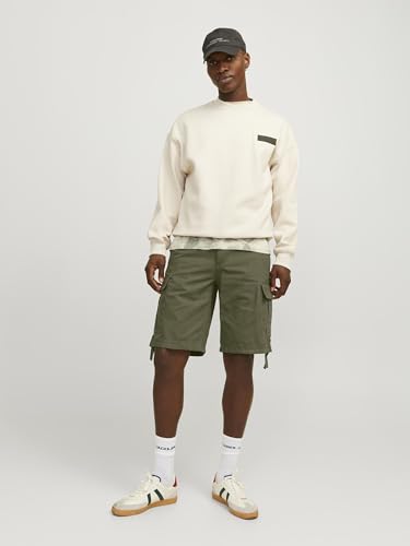 JACK & JONES Herren Jpstcole Barkley Jjcargo Shorts Sn Cargoshorts 12248685,Olive Night,XL 3