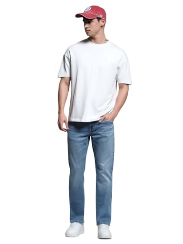 Image of JACK & JONES Men's Regular Fit Jeans | Low Rise | Jeans for Men