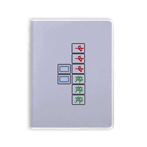 Mahjong Tiles Carnet Junior Three Chiefs à couverture souple pour notes