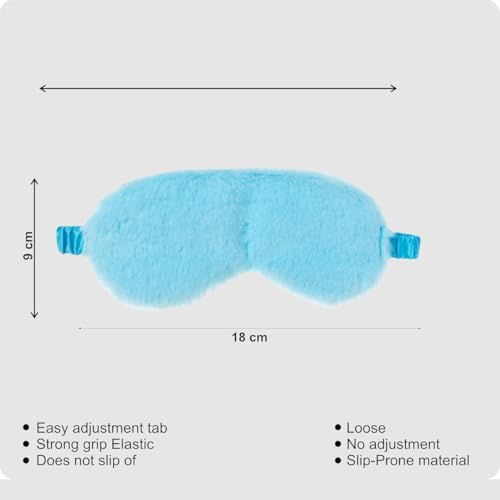 Image of Handcuff Hathkadi Toy with 2 Keys & Eye Mask - Red & Sky Blue