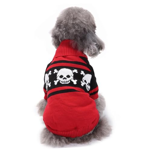 Disfraz de perro Halloween con calavera tamaño XL miniatura 6