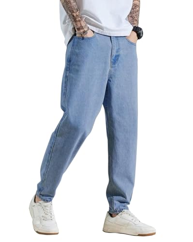 Image of Vogaan Men's Denim Jeans || Tapered Fit Denim Jeans for Men