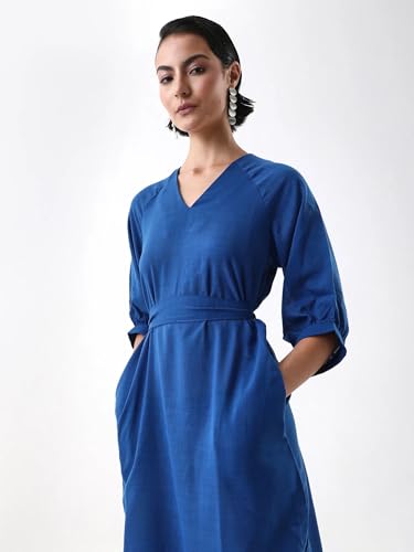 Image of RAREISM A-LINE Plain MIDI Dress