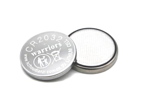 Warriors 20X CR2032 Batterien Knopfzellen, 20er Pack Vorratspackung, 3V 240mAh Extra Kapazität, Lange Haltbarkeit, Zuverlässige Knopfzellen für Schlüsselanhänger, Waagen 5