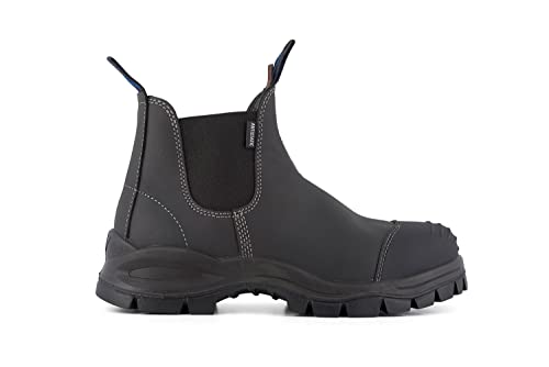 Preisvergleich Produktbild Blundstone 910 Chelsea-Stiefel Aus Schwarzem Leder Mit Stahlkappe 7.5