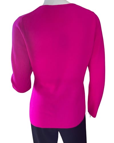Image of 100% Cashmere Long Sleeve Pullover V Neck Sweater. Comfort, Luxury,Soft Silky Texture. Essential Classic Pullover