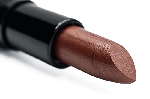 Image of Pure Ziva Frosted Brown Burgundy Red Pearl Pearlescent Moisturizing Lip Cream Lipstick Color Paraben, Lanolin & Cruelty Free, No Animal Testing