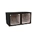 Absolute KSB15D 15-Inch Dual Square Hole Subwoofer Enclosure for Kicker Solo-Baric Subwoofer