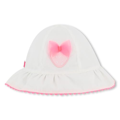 Chapeau Billieblush bébé fille blanc pour les sorties d'été