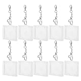 Design : ce porte-clés mini boîtier CD transparent offre une façon originale d'exposer des pochettes d'albums, permettant ainsi de célébrer ses albums préférés en format miniature