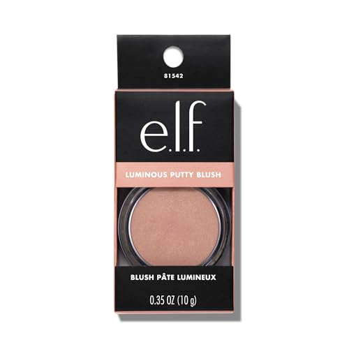 Image of e.l.f. Cosmetics Luminous Putty Blush, Putty To Powder Blush With A Shimmer Finish, Lightweight, Buildable Formula, Maui