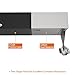 Hooke Road JKU Rear Trunk Upper Locking Storage Box Security Organizer for 2007-2018 Jeep Wrangler JK Unlimited 4-Door Hardtop, Interior Rooftop Cargo Carrier