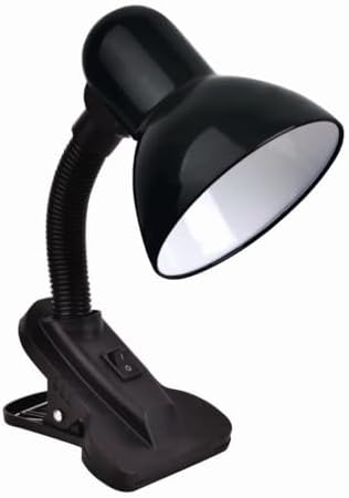 Luminária Articulada de Mesa com Presilha Tipo Clip para Estudo e...
