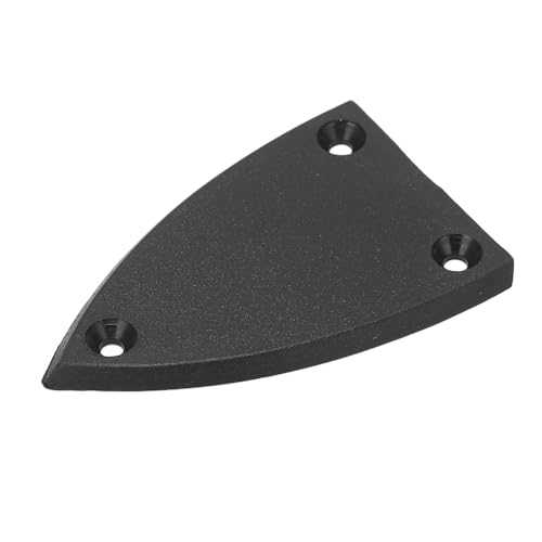 Black Plastic Rod Cover for Acoustic Electric Bass Guitars with 3 Hole Performance Accessories Design and Fittings