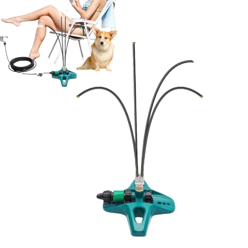 Générique Brumisateurs sur Pied pour terrasse extérieure, système de brumisation Portable avec Conduite d'eau de 26 Pieds, brumisateurs d'eau Flexibles pour rafraîchir l'extérieur, Le po