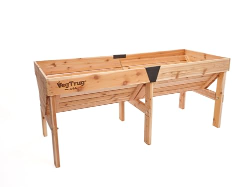 VegTrug 8 Foot Cedar Raised Garden Bed