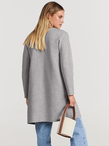 ANRABESS Womens Cardigan Sweater Open Front Knit Long Coatigan Dressy Casual Jacket Coat 2025 Fall Outfits Classy Clothes
