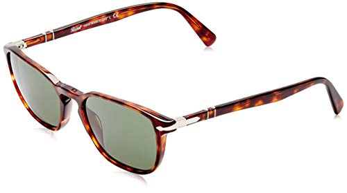 Persol PO3234S Pillow Sunglasses, Havana Green, 54 mm