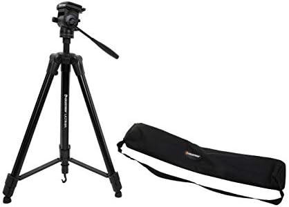 Celestron Ultima Pan Tilt Head Tripod - Excellent Choice for a Spotting Scope, Binocular or Camera (93612)